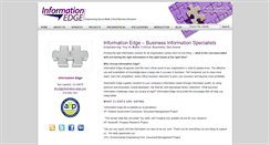 Desktop Screenshot of information-edge.com